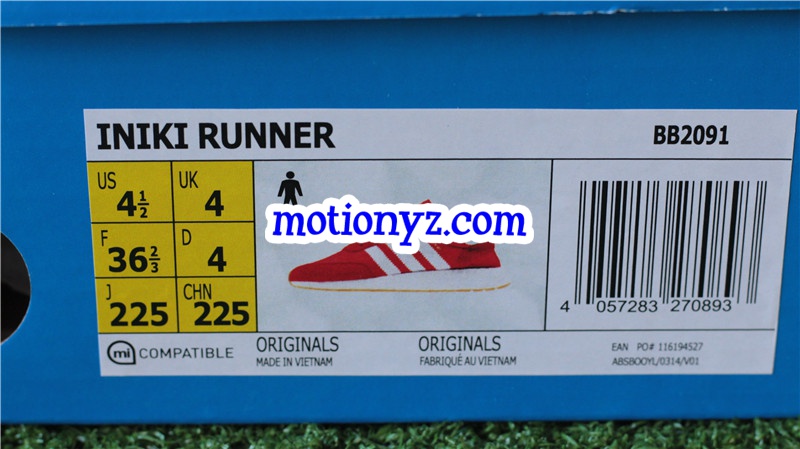 Adidas Iniki Runner Boost Red Real Boost